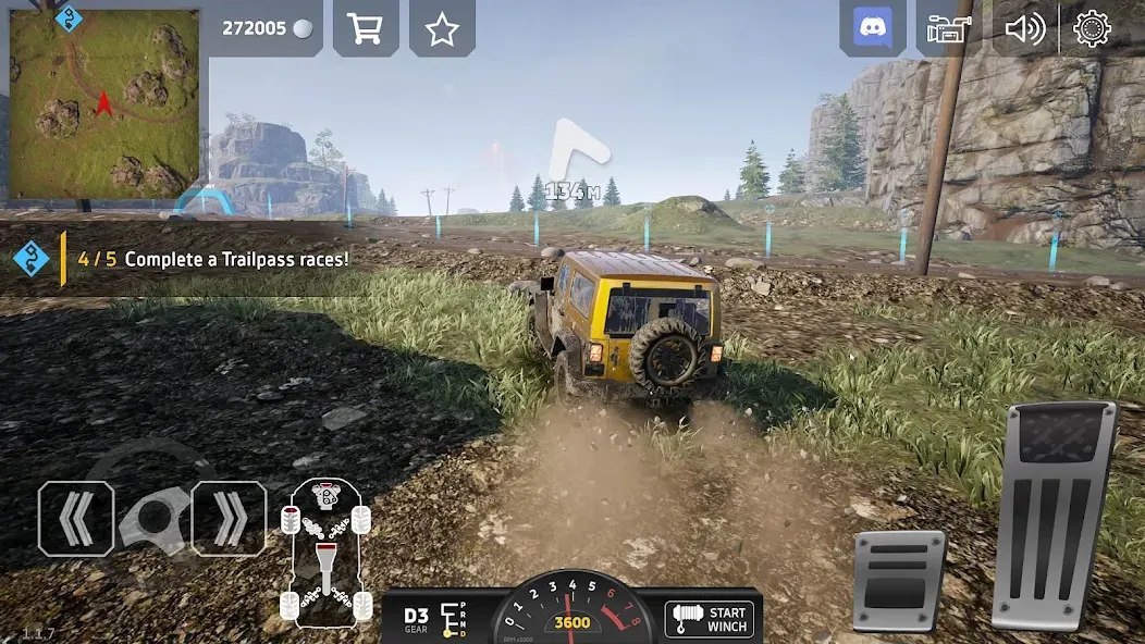 Off Road 4x4 Driving Simulator (Офф Роад)  [МОД Бесконечные монеты] Screenshot 2