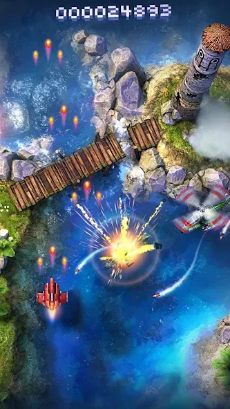 Sky Force 2014 (кай Форс 2014)  [МОД Много монет] Screenshot 1