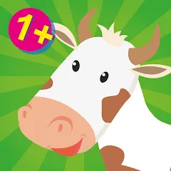 Скачать взломанную Farm animals game for babies  [МОД Unlocked] - полная версия apk на Андроид