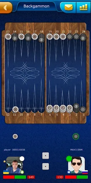 Backgammon LiveGames online  [МОД Все открыто] Screenshot 2