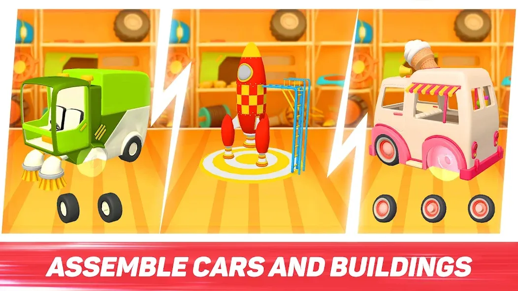 Leo Runner: car games for kids  [МОД Unlocked] Screenshot 2