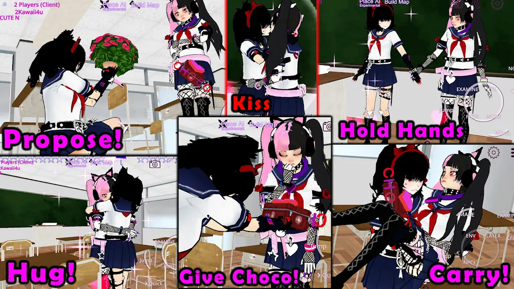 SchoolGirl AI 3D Anime Sandbox (Школьница  3D аниме песочница)  [МОД Menu] Screenshot 3