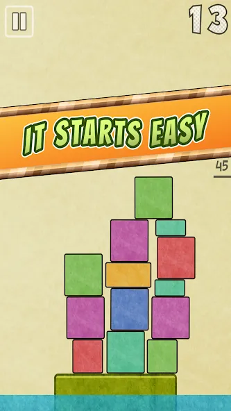 Drop Stack Block Stacking Game (Дроп Стэк блочная игра с укладкой блоков)  [МОД Unlimited Money] Screenshot 4