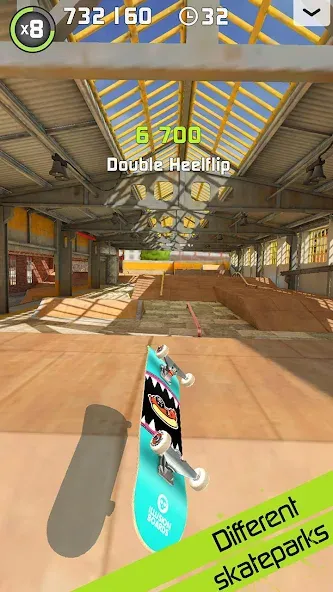 Touchgrind Skate 2 (Тачгринд Скейт 2)  [МОД Все открыто] Screenshot 3