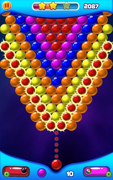 Bubble Shooter 2 (Бабл Шутер 2)  [МОД Unlimited Money] Screenshot 3