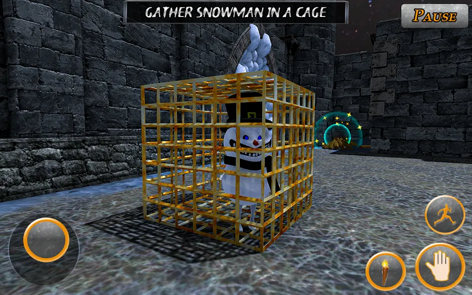 Evil Scary Snowman  Games 3d (Ивил Скари Сноумэн Геймс 3д)  [МОД Бесконечные монеты] Screenshot 3