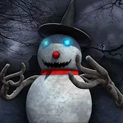 Взлом Evil Scary Snowman  Games 3d (Ивил Скари Сноумэн Геймс 3д)  [МОД Бесконечные монеты] - стабильная версия apk на Андроид