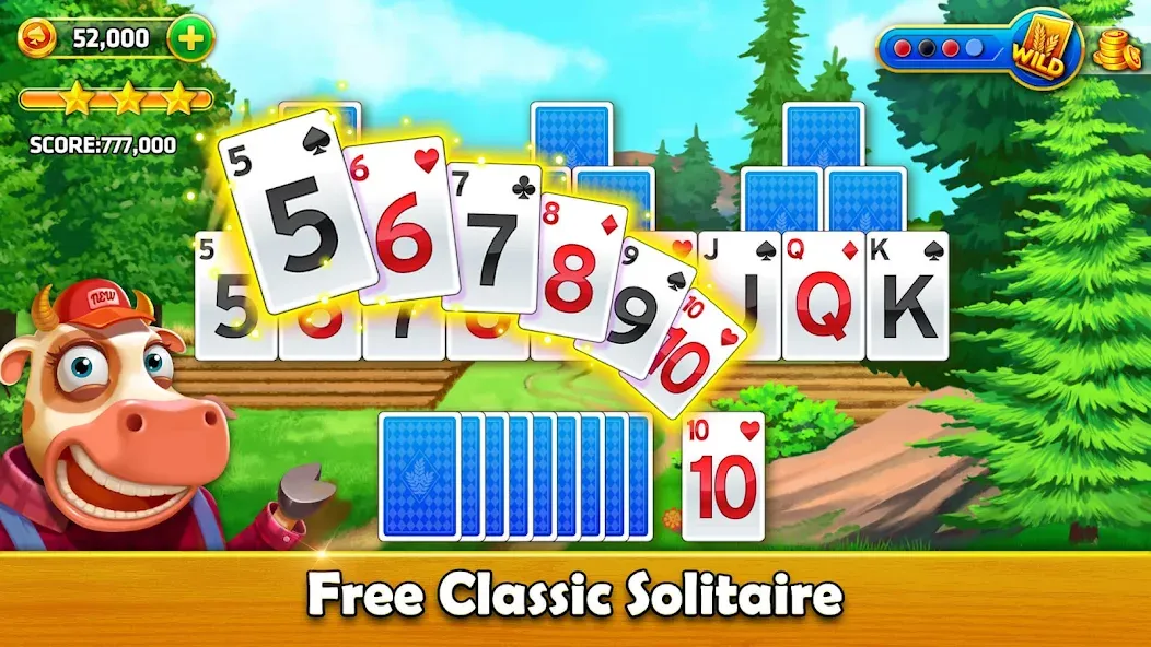 Solitaire Tripeaks - Farm Trip (Фарм Джорни)  [МОД Mega Pack] Screenshot 5