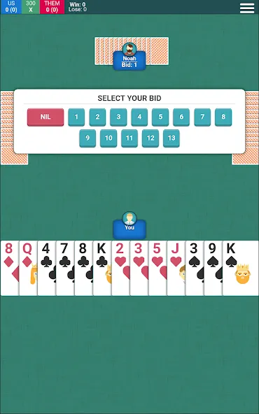 Spades Card Game (Спейдс Карточная Игра)  [МОД Menu] Screenshot 4