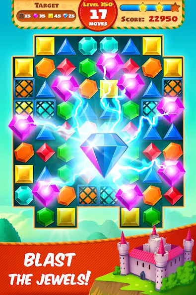 Jewel Empire : Quest & Match 3  [МОД Mega Pack] Screenshot 4