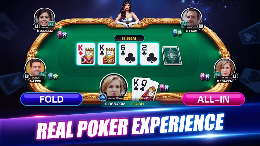 Winning Poker™ - Texas Holdem (Виннинг Покер)  [МОД Все открыто] Screenshot 1