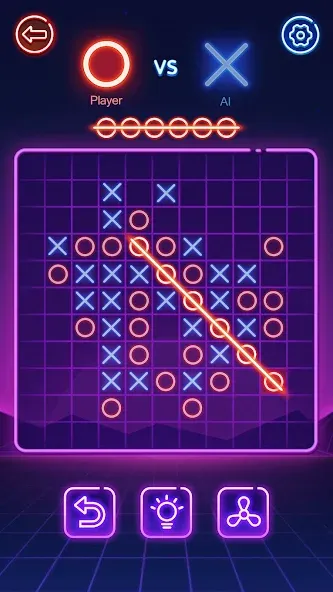 Tic Tac Toe 2 Player: XOXO  [МОД Бесконечные монеты] Screenshot 5