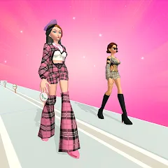 Скачать взломанную Fashion Battle - Dress up game (Фэшнбатл)  [МОД Mega Pack] - полная версия apk на Андроид