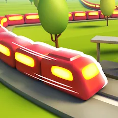 Взломанная Train Adventure - Line Game (Трейн Эдвенчер)  [МОД Unlocked] - последняя версия apk на Андроид