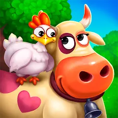 Взломанная Farmington – Farm game (Фармингтон)  [МОД Много монет] - последняя версия apk на Андроид