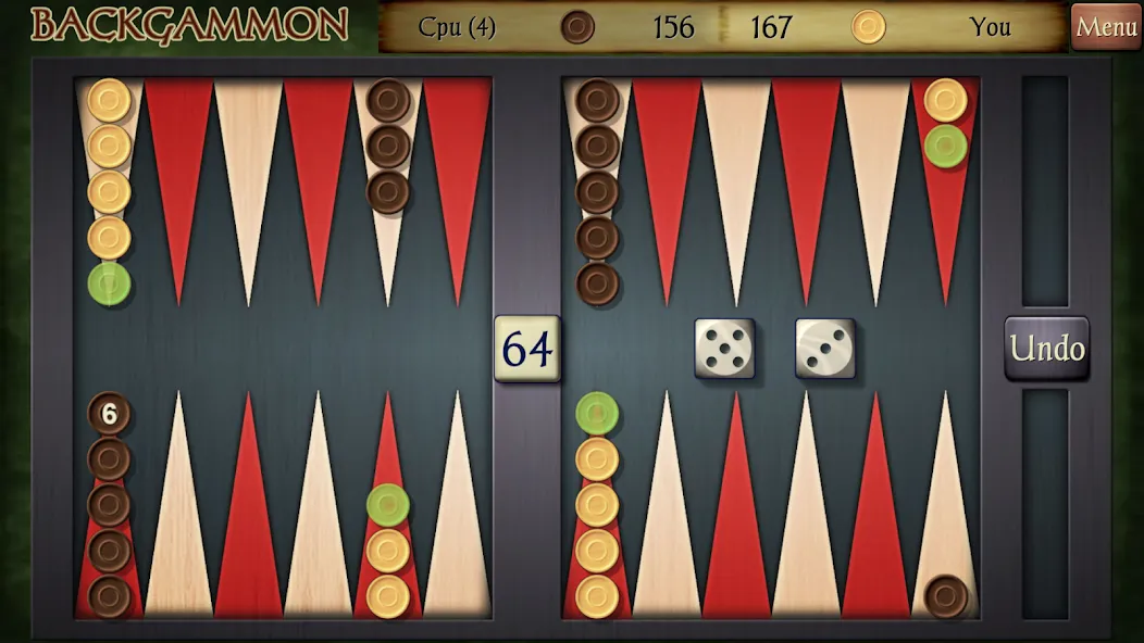 Backgammon (Бэкгаммон)  [МОД Бесконечные монеты] Screenshot 2