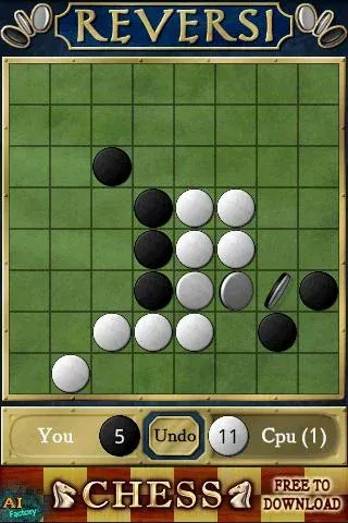 Reversi (Реверси)  [МОД Бесконечные деньги] Screenshot 1