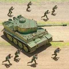 Скачать взломанную Heroes of Wars: WW2 Battles (2 (Хероэс оф Варс)  [МОД Бесконечные монеты] - последняя версия apk на Андроид