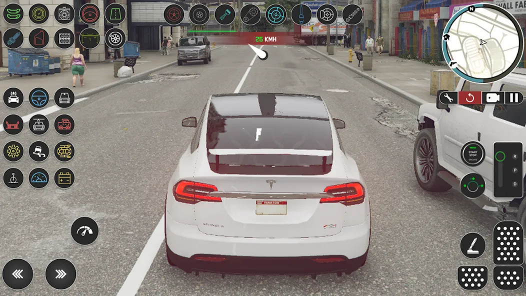 Electric Tesla Model X Driver (Электрический водитель   )  [МОД Unlocked] Screenshot 4