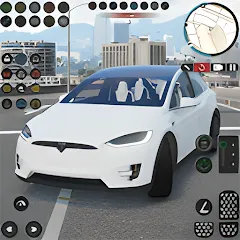 Взлом Electric Tesla Model X Driver (Электрический водитель   )  [МОД Unlocked] - полная версия apk на Андроид